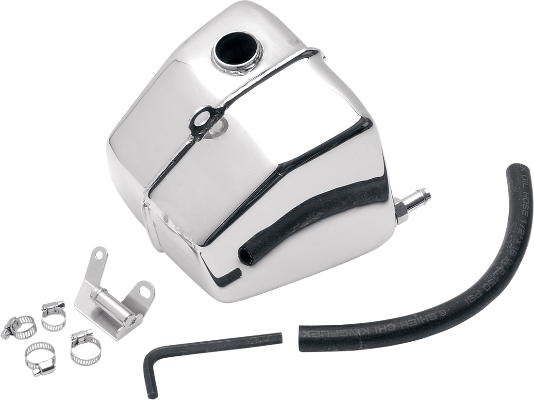 0710-0003 - DRAG SPECIALTIES Oil Tank - Chrome 11370
