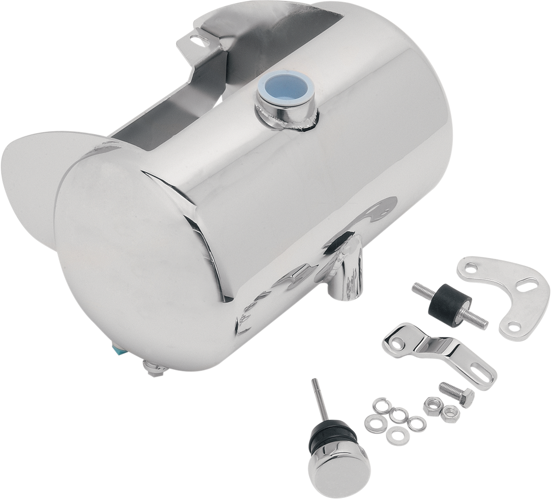 0710-0021 - DRAG SPECIALTIES Domed Center Fill Oil Tank 241306