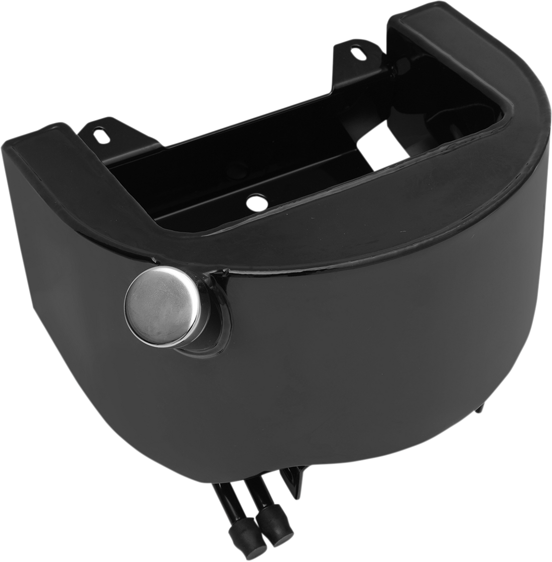 0710-0161 - DRAG SPECIALTIES Oil Tank - Black - Softail 76366B