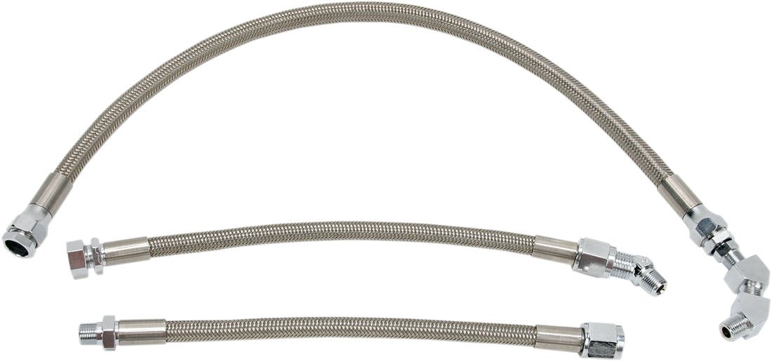 0711-0041 - DRAG SPECIALTIES Oil Line Kit - Stainless Steel - Sportster 606009