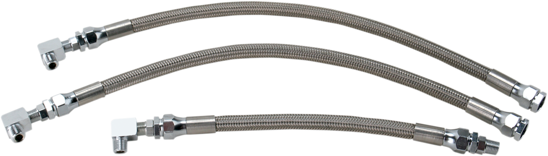 0711-0041 - DRAG SPECIALTIES Oil Line Kit - Stainless Steel - Sportster 606009