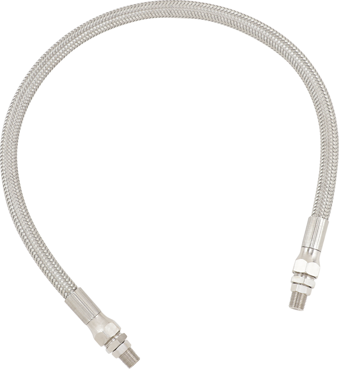 0711-0054 - DRAG SPECIALTIES Oil Line with Fittings - Stainless Steel - 20" 620