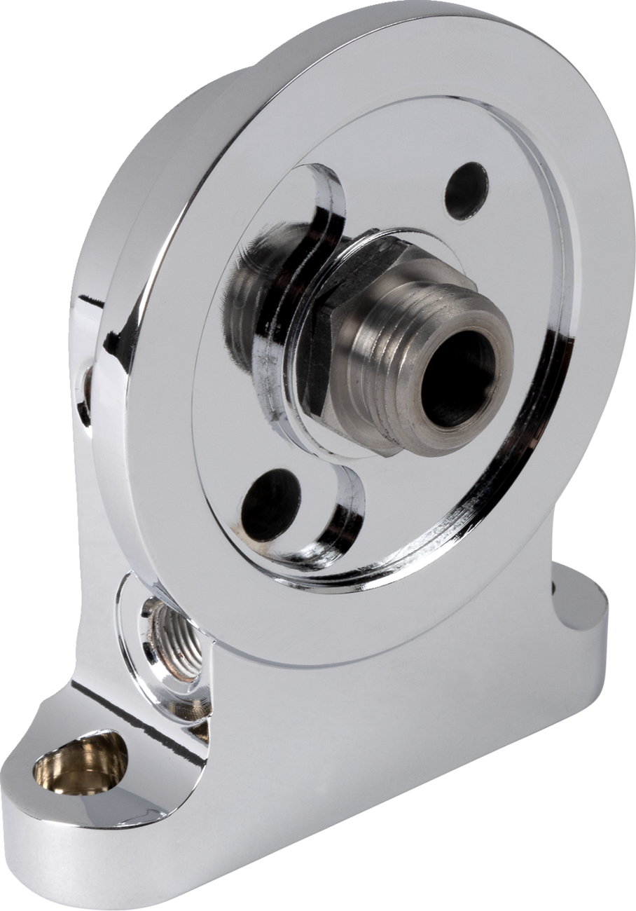0712-0312 - S&S CYCLE Oil Filter Mount - Chrome 106-3884