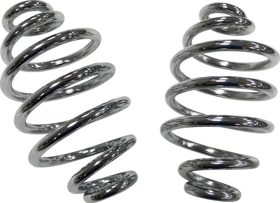 0820-0238 - DRAG SPECIALTIES Seat Springs - Chrome - 4" 63921A