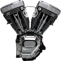 0901-0233 - S&S CYCLE T111 Long Block Engine - Twin Cam 310-0770A