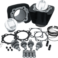 0903-1302 - S&S CYCLE Hooligan Kit - 1200-1250 - Black 910-0701