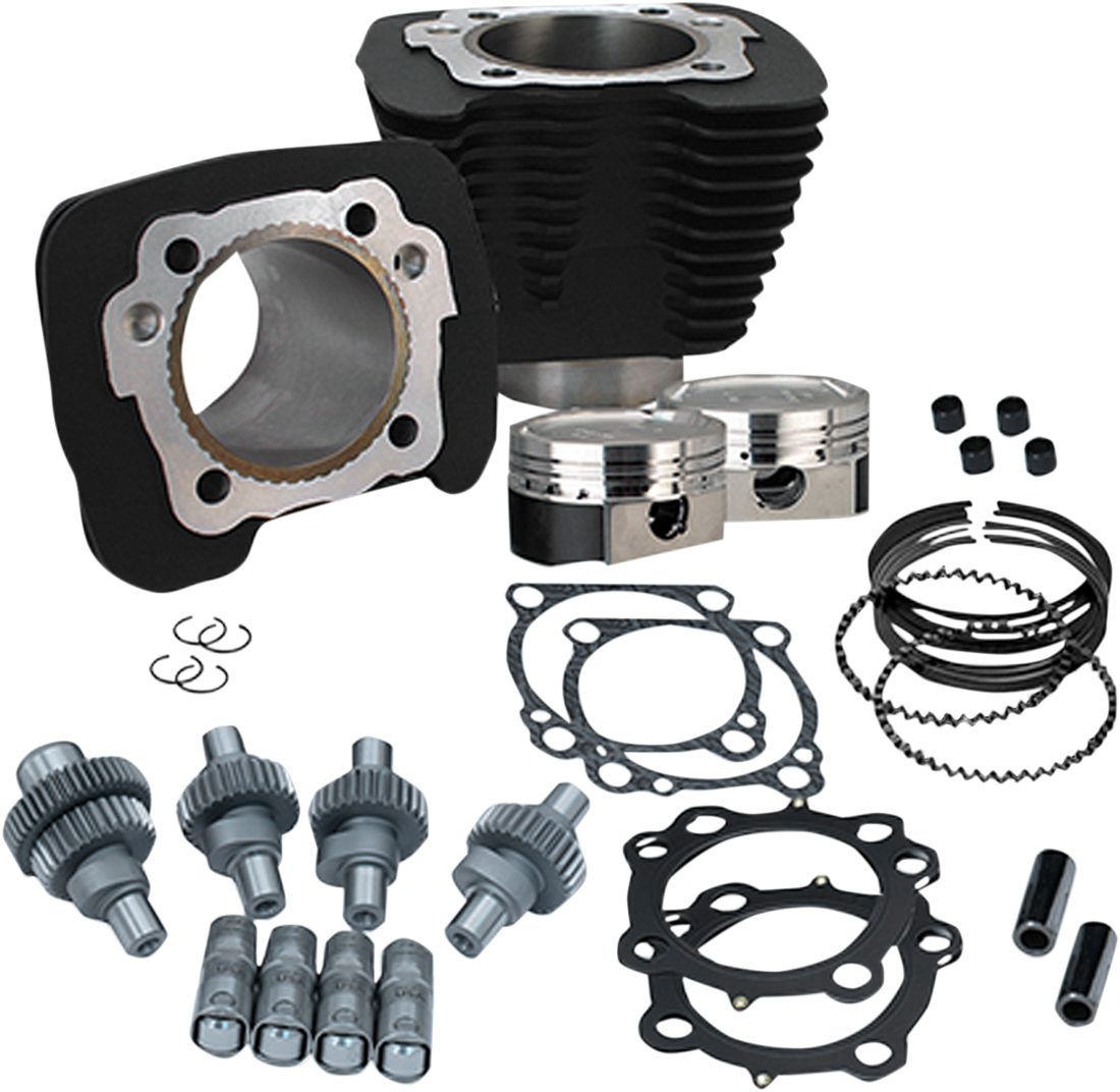 0903-1302 - S&S CYCLE Hooligan Kit - 1200-1250 - Black 910-0701