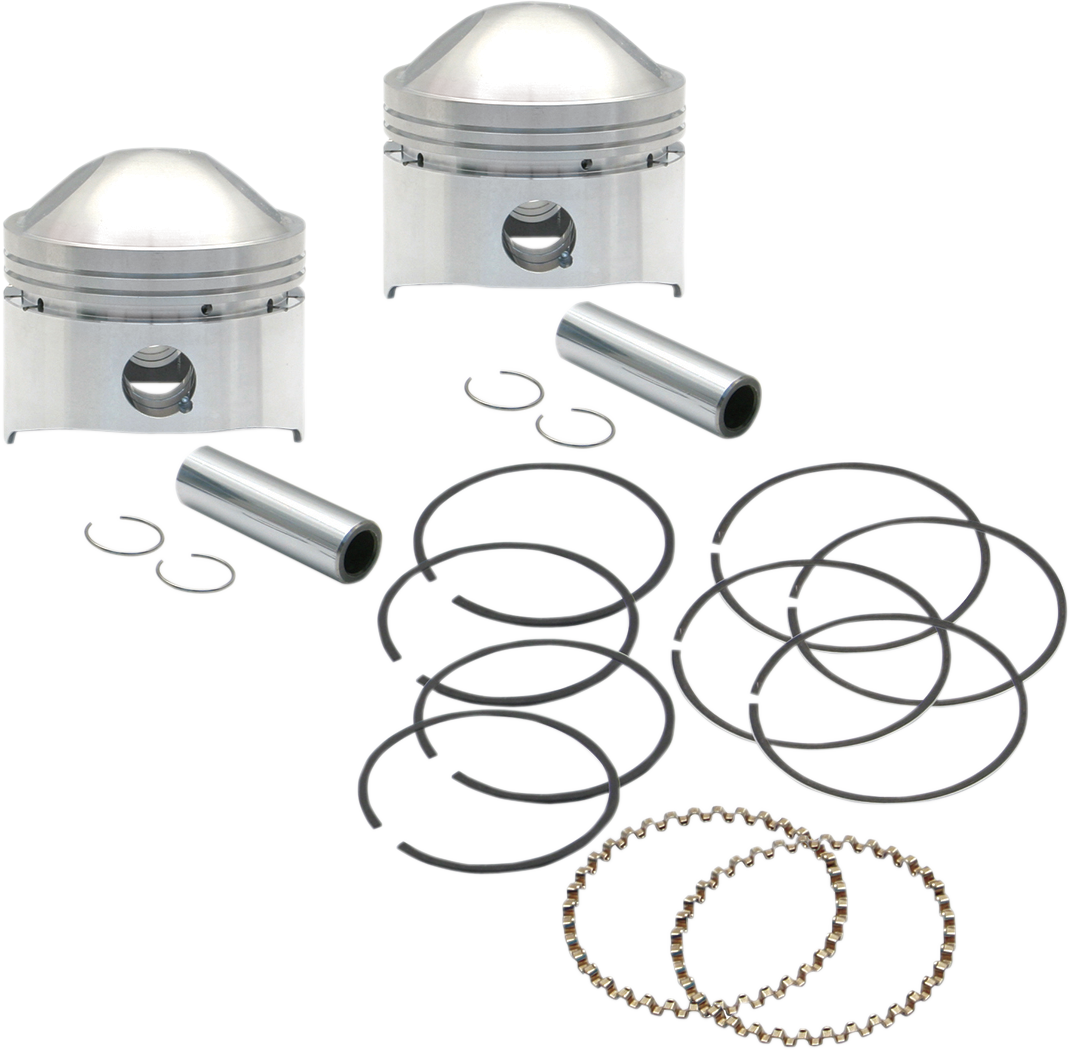 0910-6523 - S&S CYCLE Big Bore Piston Kit - 131" - +.010 - M8 920-0148