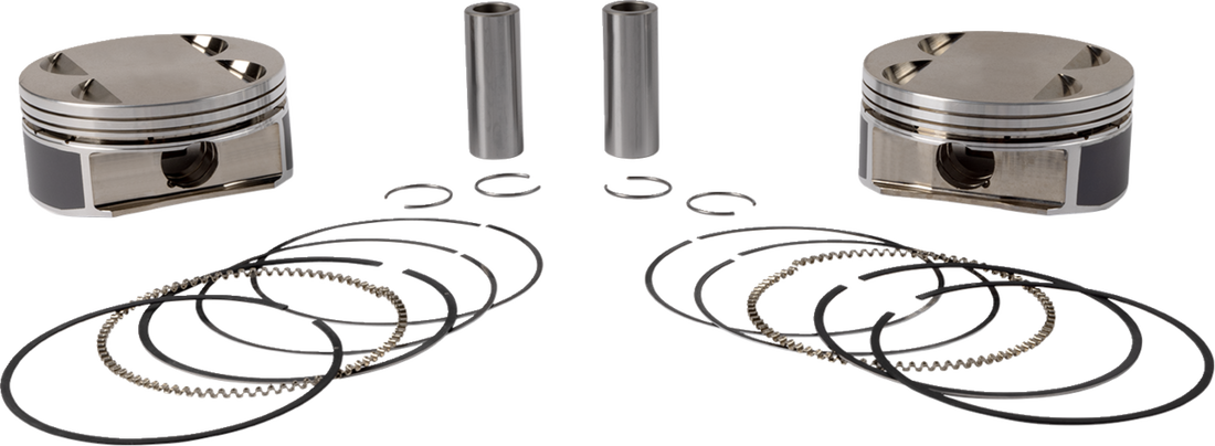 0911-0084 - S&S CYCLE Big Bore Piston Kit - 124" - +.010 - M8 920-0141