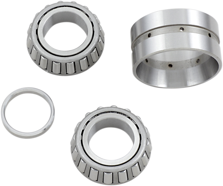 0924-0595 - EASTERN MOTORCYCLE PARTS Left Main Bearing Sprocket Shaft - Timken - '54-'76 Sportster and KH 45-0215