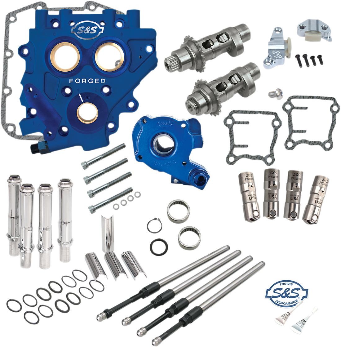 0925-1181 - S&S CYCLE Cam Chest Kit - 585 EZ Start - Chain Drive 330-0546