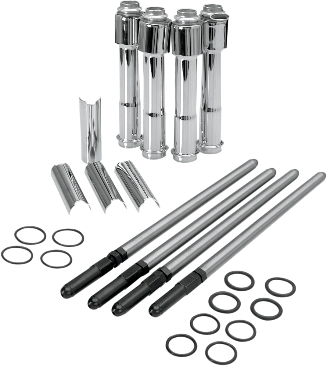 0928-0037 - S&S CYCLE Adjustable Pushrod Cover Kit - XL 930-0024