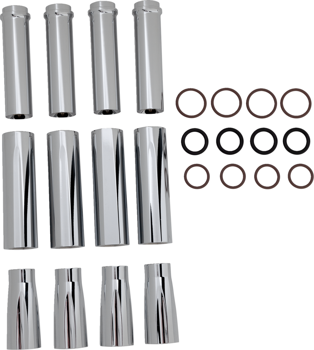 0928-0086 - ARLEN NESS Deep Cut Pushrod Covers - Chrome 03-630