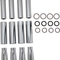0928-0086 - ARLEN NESS Deep Cut Pushrod Covers - Chrome 03-630