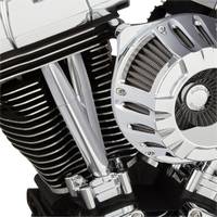 0928-0086 - ARLEN NESS Deep Cut Pushrod Covers - Chrome 03-630