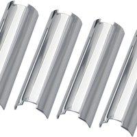 0928-0094 - S&S CYCLE Pushrod Cover Keeper Set - Chrome - 2.400" 93-4070
