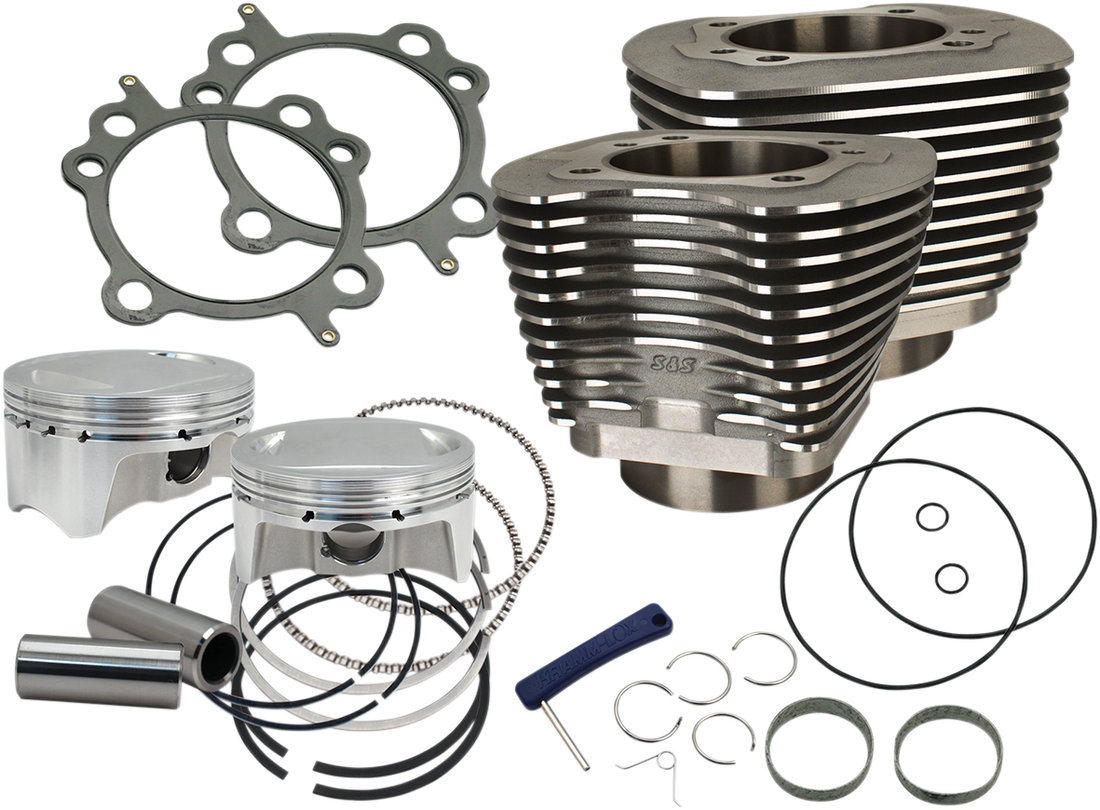 0931-0742 - S&S CYCLE Cylinder Kit - 110" - Black 910-0651