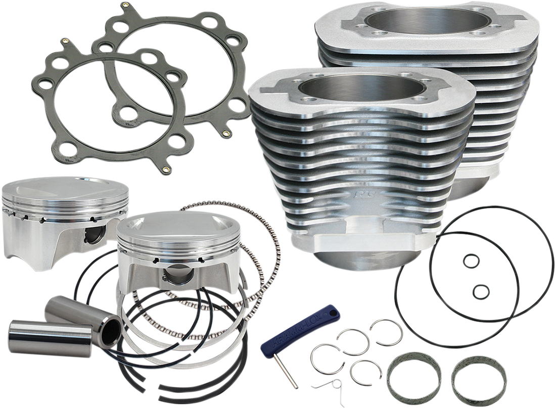 0931-0742 - S&S CYCLE Cylinder Kit - 110" - Black 910-0651