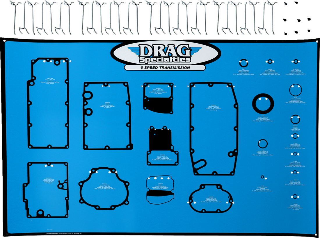 0934-6983 - DRAG SPECIALTIES Gasket Board - 6 Speed 0934-6983