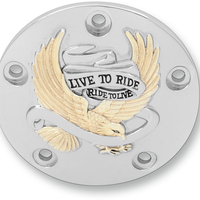 0940-0842 - DRAG SPECIALTIES Points Cover - Chrome/Gold/Black 30-0187GA
