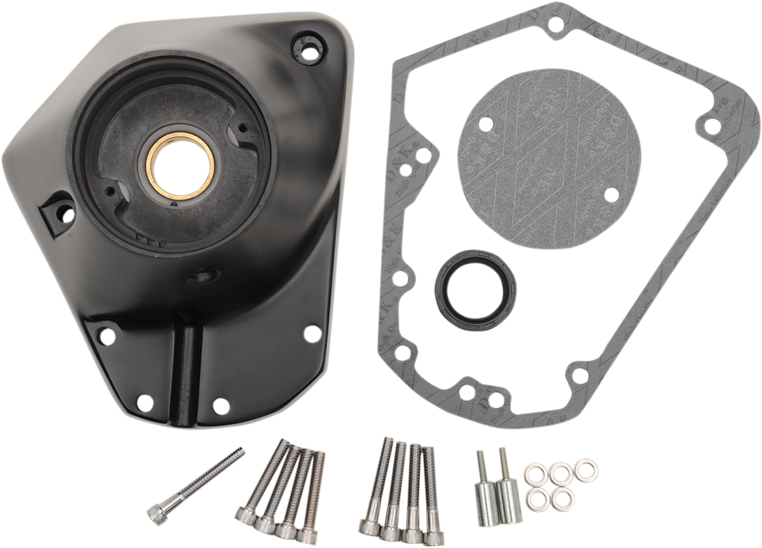 0940-1245 - DRAG SPECIALTIES Cam Cover - Satin Black - EVO Big Twin 35-0025SB