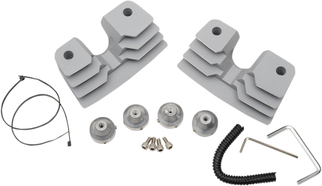 0940-1316 - DRAG SPECIALTIES Spark Plug Cover - Silver - Sportster 63425