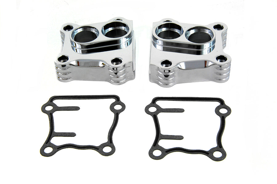 10-0815 - Chrome Billet Tappet Block Set by Motorshop