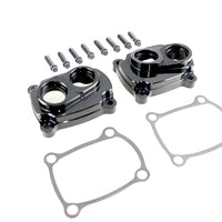 10-0849 - Jims M8 Low Profile Billet Tappet Cover Kit Black Anodize by Jims