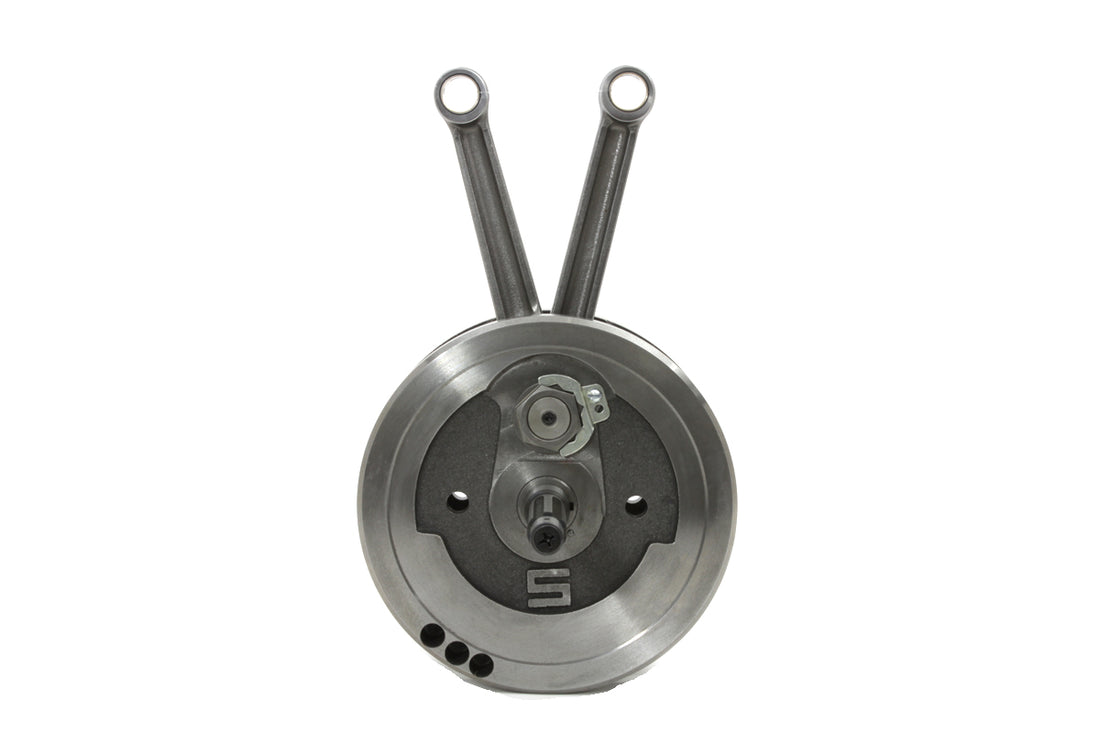 10-1007 - V-Twin Stock 1941-1953 FL Flywheel Assembly by Motorshop