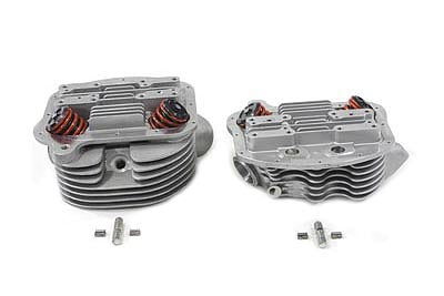 10-1074 - Panhead Cylinder Heads with Valves by Motorshop