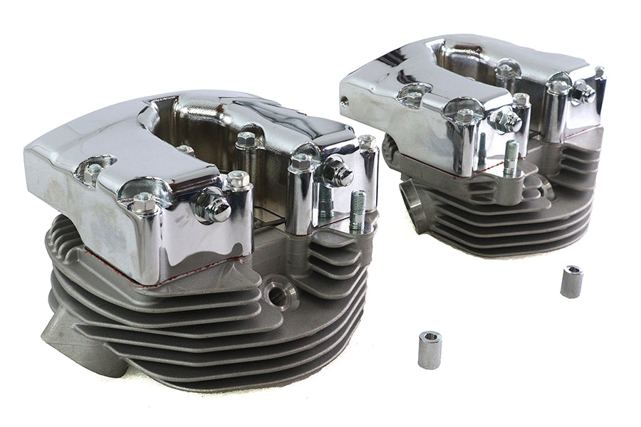 Cylinder Head Set with Chrome Rocker Box