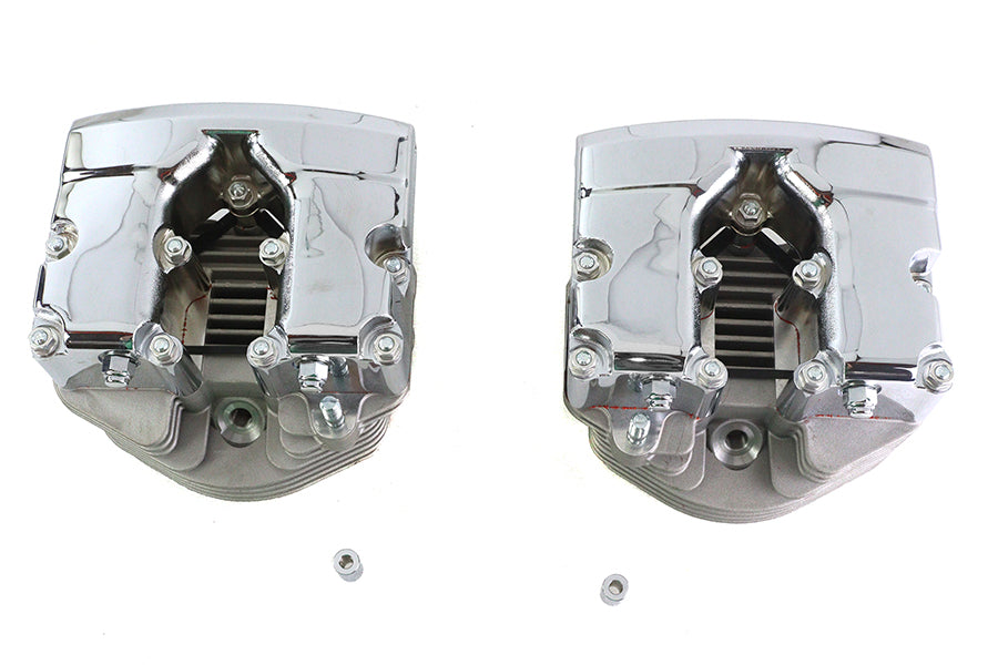 Cylinder Head Set with Chrome Rocker Box