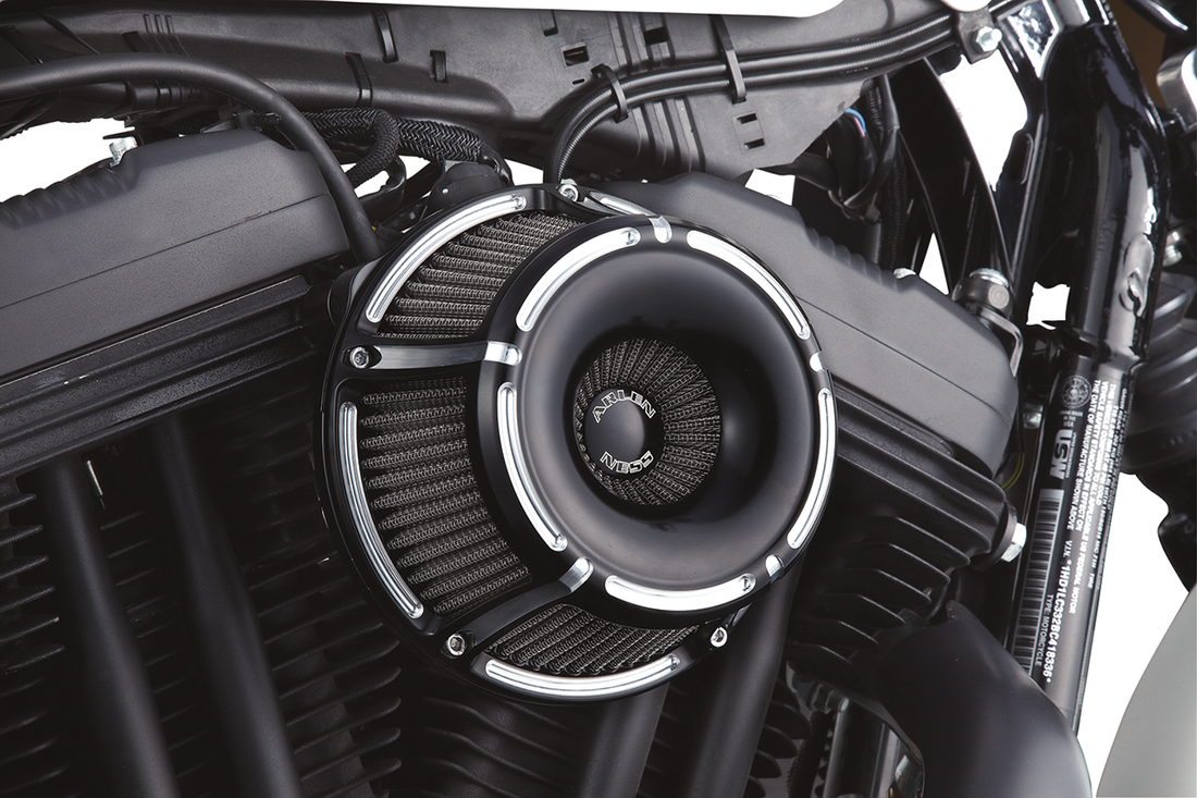 1010-1207 - ARLEN NESS Slot-Track Air Cleaner - Black - XL 18-925