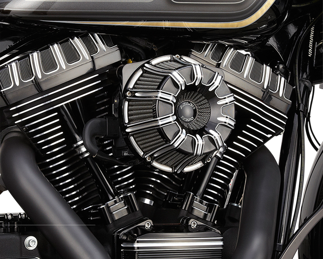 1010-1503 - ARLEN NESS 10-Gauge Air Cleaner - Black - FLT 18-941