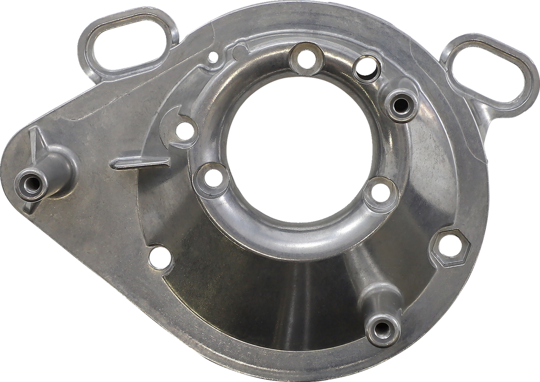 1010-1966 - S&S CYCLE Teardrop Air Cleaner Backplate - E/G Carburetors 17-0336