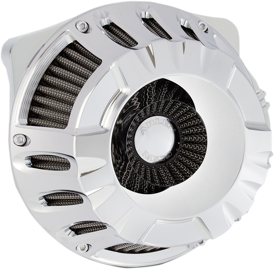 1010-2087 - ARLEN NESS Deep-Cut Air Cleaner - Chrome 18-916