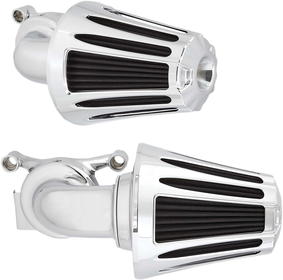 1010-2093 - ARLEN NESS Deep-Cut Monster Air Cleaner - Chrome 81-032
