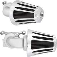 1010-2093 - ARLEN NESS Deep-Cut Monster Air Cleaner - Chrome 81-032