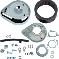 1010-2165 - S&S CYCLE Teardrop Air Cleaner - Chrome - '08-'17 170-0305B