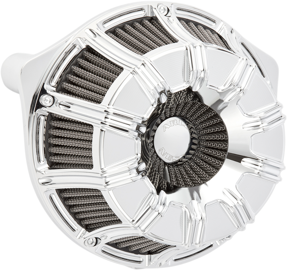 1010-2307 - ARLEN NESS 10-Gauge Inverted Sucker Air Cleaner - Chrome 18-946