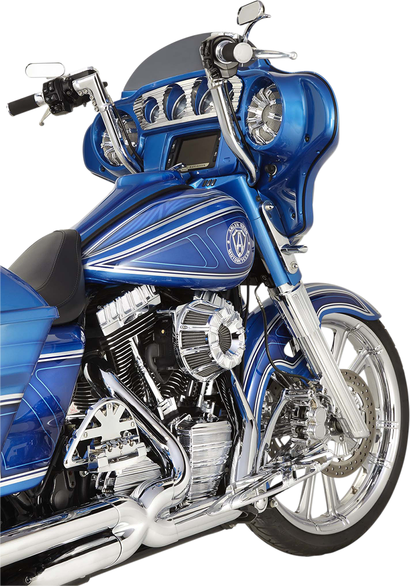 1010-2307 - ARLEN NESS 10-Gauge Inverted Sucker Air Cleaner - Chrome 18-946