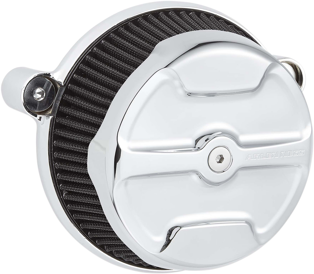 1010-2468 - ARLEN NESS Knuckle Big Sucker Air Cleaner - Chrome - M8 18-393