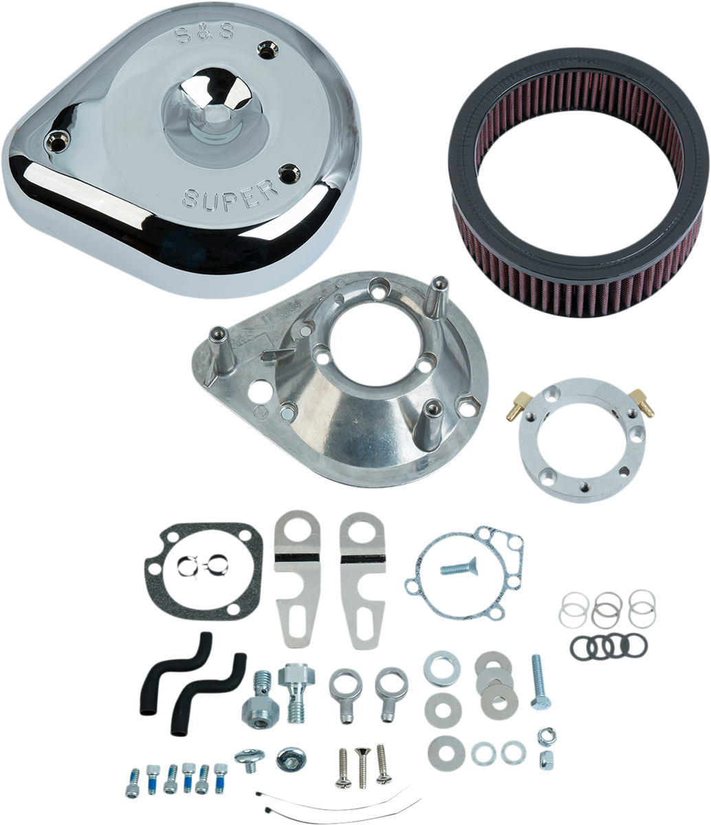 1010-2754 - S&S CYCLE Teardrop Air Cleaner - Chrome - XL 170-0306E