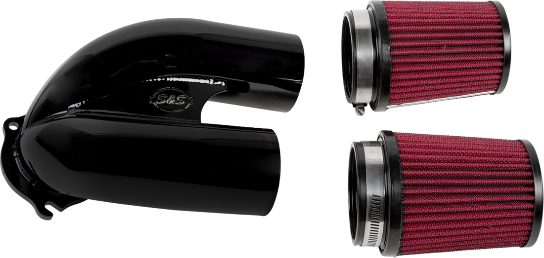 1010-2884 - S&S CYCLE T/I Air Cleaner - Black - Twin Cam 170-0637A