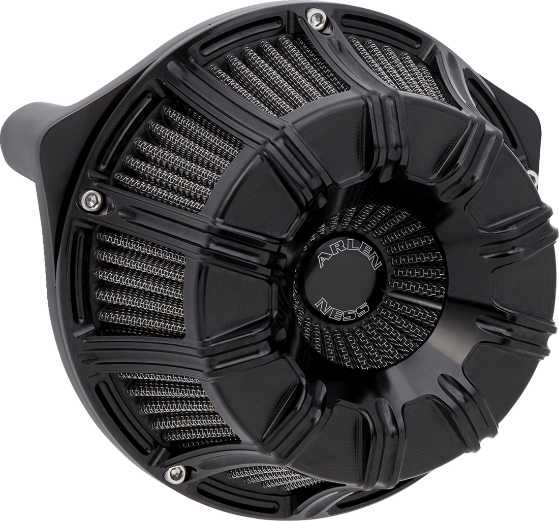 1010-3223 - ARLEN NESS Inverted Series Air Cleaner Kit - 15-Spoke - All Black 600-223
