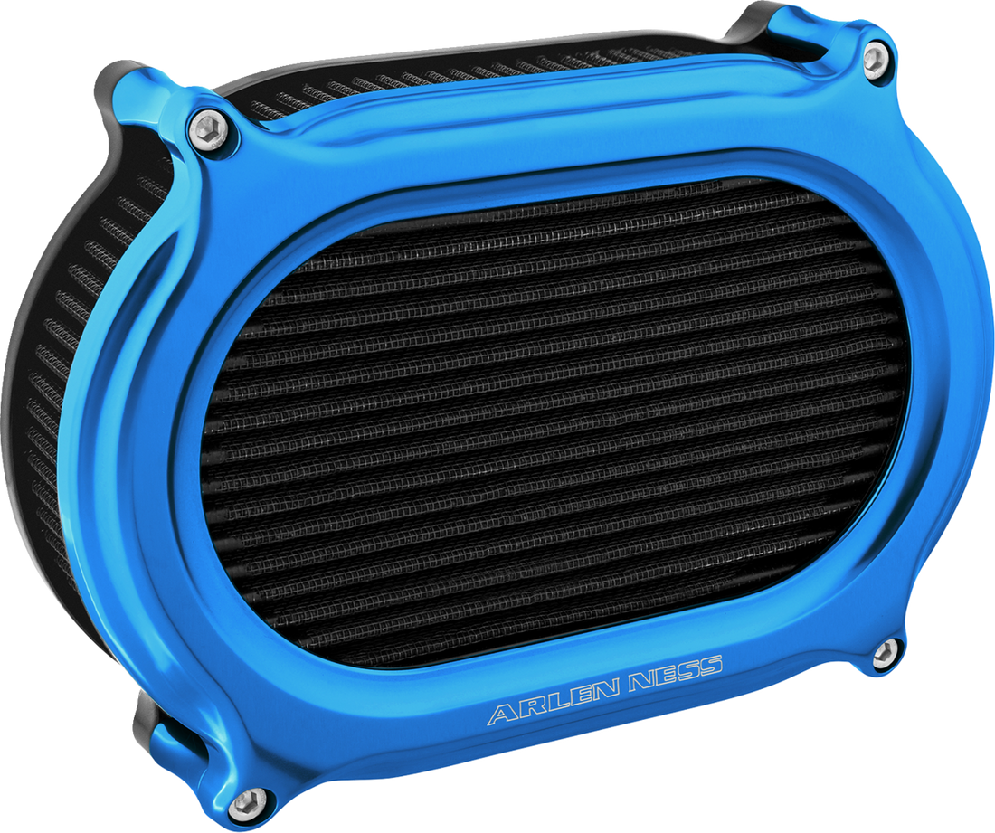 1010-3368 - ARLEN NESS Stage 2 Oval Air Cleaner Kit - Blue 600-190