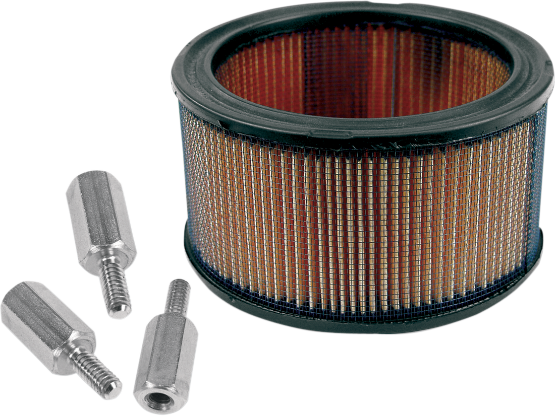 1011-0323 - S&S CYCLE High-Flow Air Filter - Super E/Super G Carburetor 17-0045