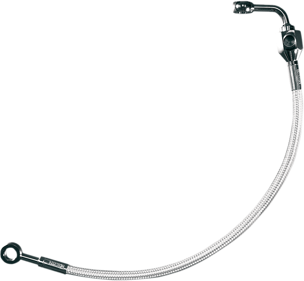 MAGNUM SHIELDING Brake Line - Rear - Polished Stainless 5615
