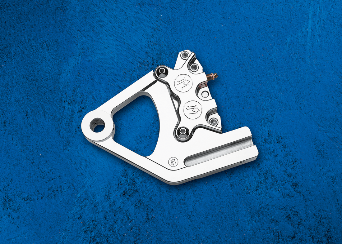 PERFORMANCE MACHINE (PM) Caliper - Rear - Chrome - 87-99 FXST/FLST 1274-0052-CH
