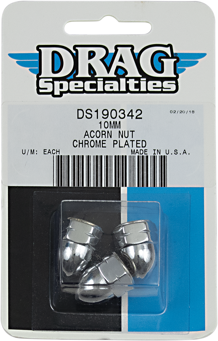 DRAG SPECIALTIES Nut - Acorn - 10 mm MBP1210